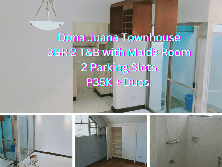 Dona Juana Townhouse 3BR 2 T&B For Lease