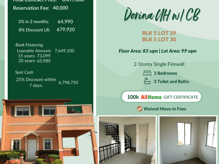 3-bedroom Single Attached House For Sale