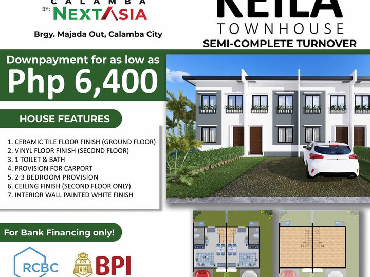 Pre-Selling 3-bedroom Townhouse For Sale in Calamba Laguna