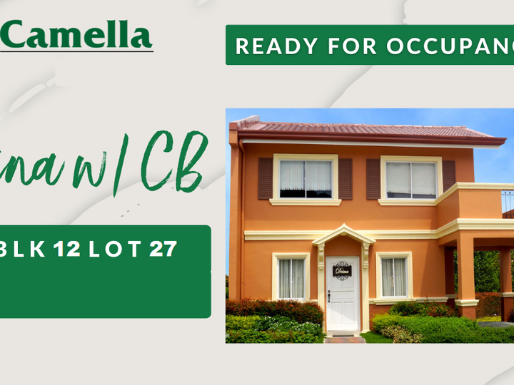 AFFORDABLE HOUSE & LOT FOR SALE FOR OFW/PINOY FAMILY RFO-CAMELLA HOMES