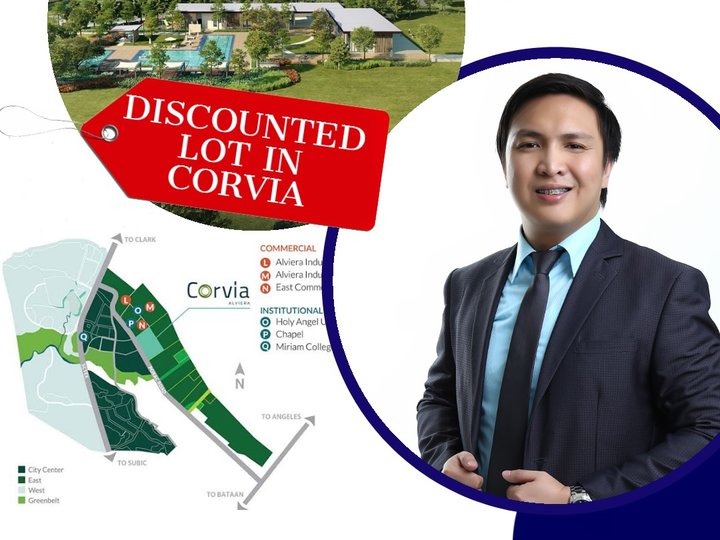 Lot Only For Sale in Corvia by Ayala Land near Clark Airport Pampanga