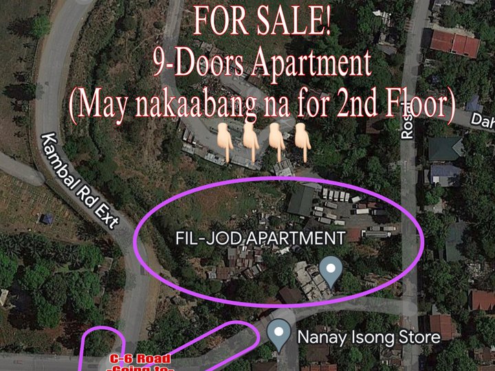 9-Doors Apartment For Sale in San Mateo Rizal near C6