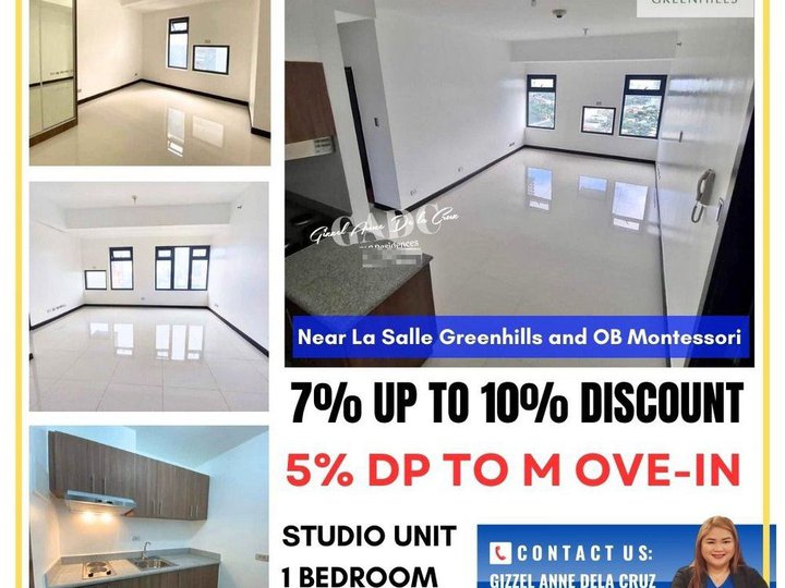 2BR Rent to Own condo for sale near La Salle Greenhills and OB Montessori at Chimes Greenhills