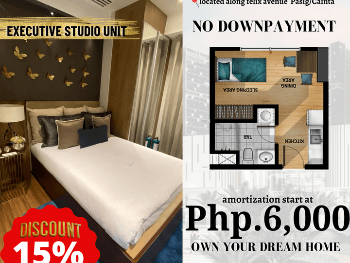 NO DOWNPAYMENT  CONDO IN PASIG WITH PROMOTIONAL DISCOUNT
