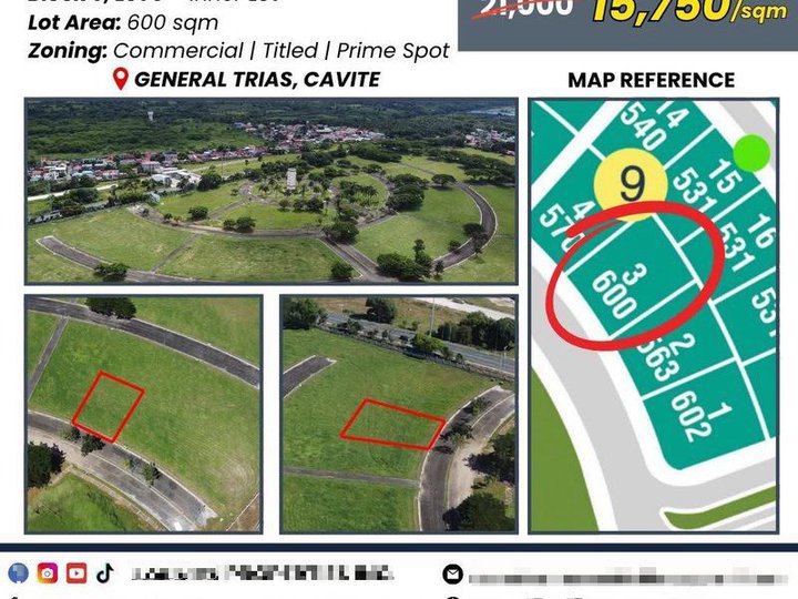 Commercial Lot for Sale in General Trias Cavite