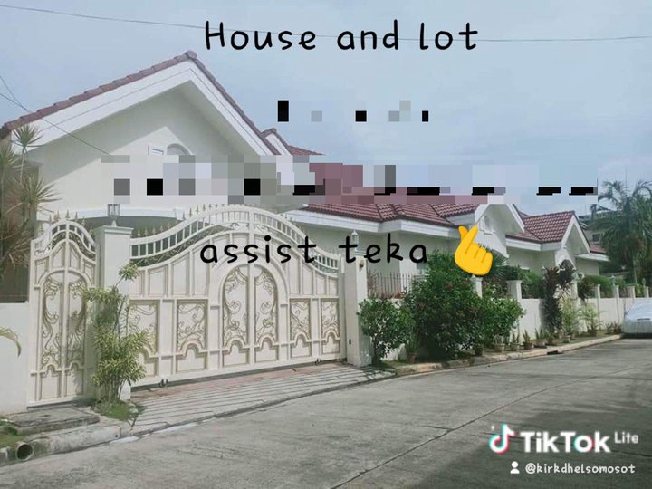 House and lot  for sale