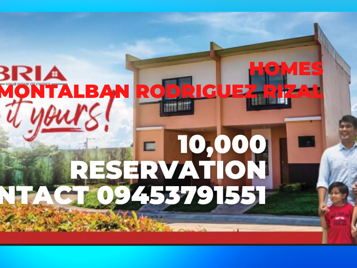 2-bedroom Townhouse For Sale in Rodriguez (Montalban) Rizal