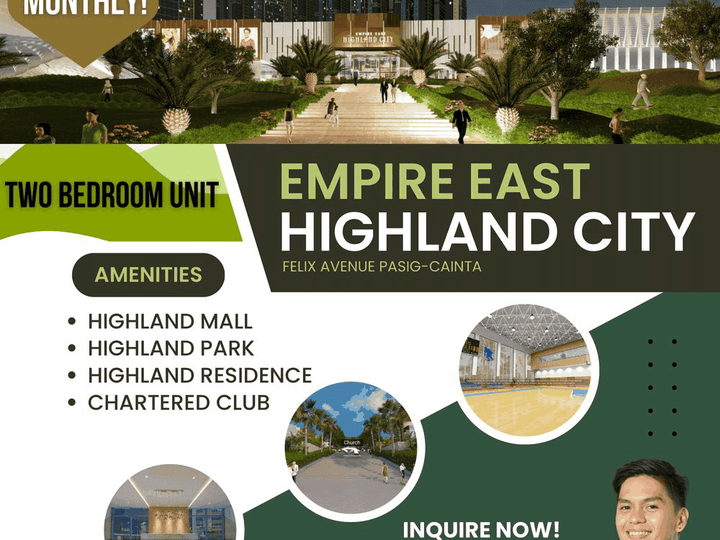AFFORDABLE PRE SELLING TWO BEDROOM UNIT | EMPIRE EAST HIGHLAND CITY