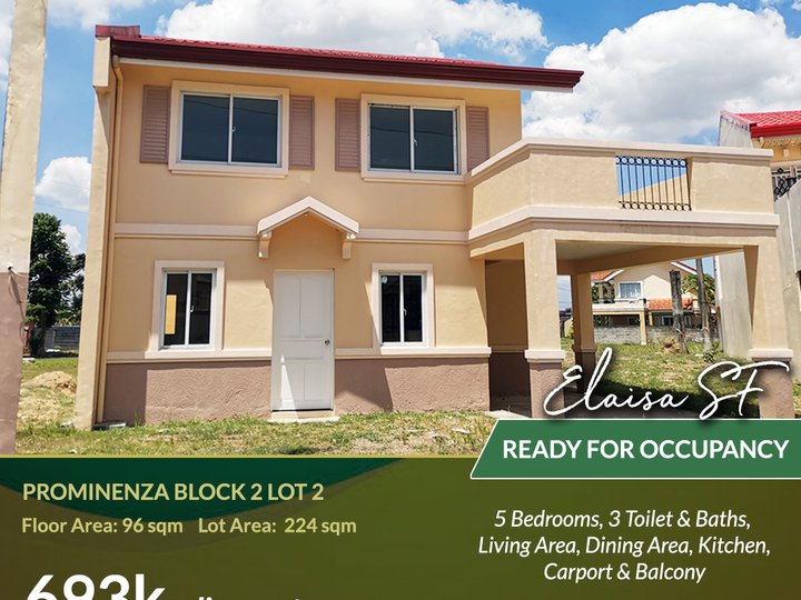 READY FOR OCCUPANCY! BIG LOT WITH 693K DISCOUNT!!