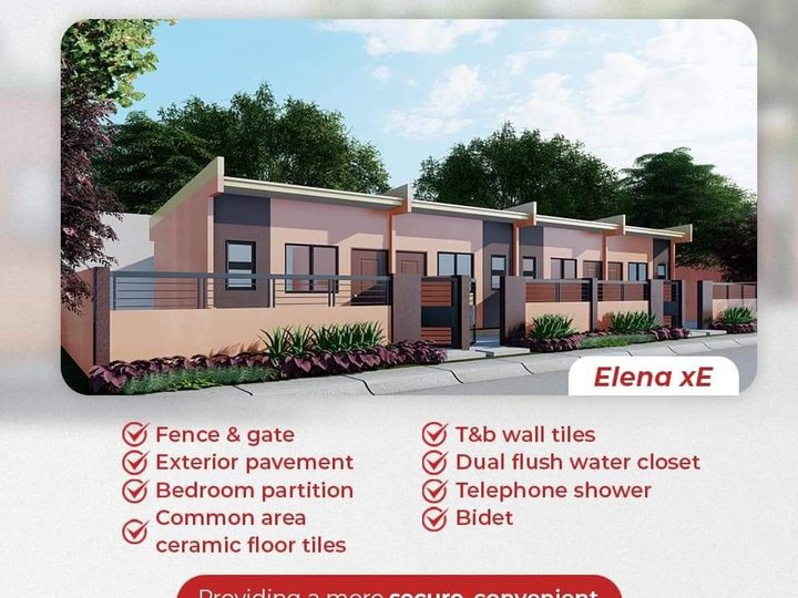 FULLY FINISHED ELENA ROWHOUSE FOR SALE IN BH ORMOC