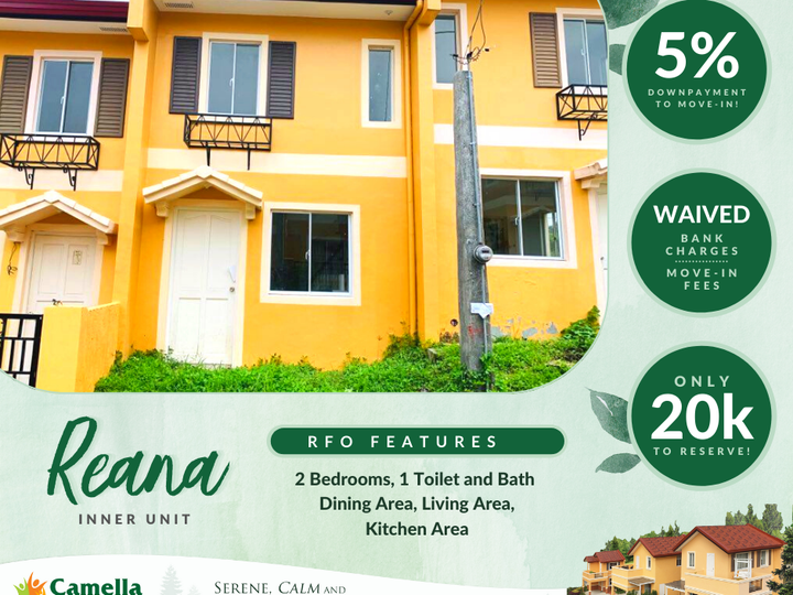 2 BEDROOM UNIT TOWNHOUSE IN CAVITE
