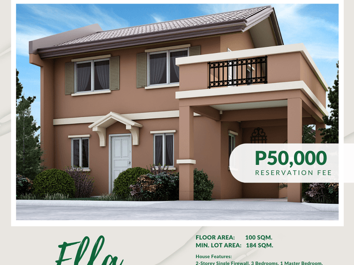 4 BR House and Lot For Sale in Cavite - Ella