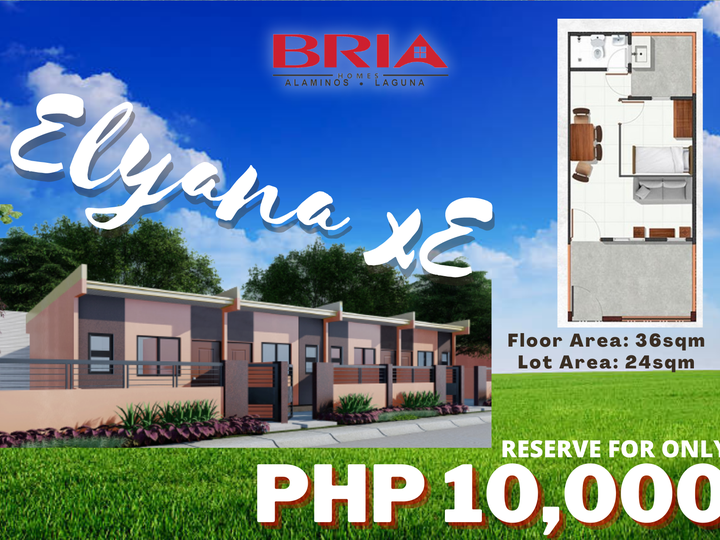 1-Bedroom Rowhouse Complete Turnover in Alaminos, Laguna