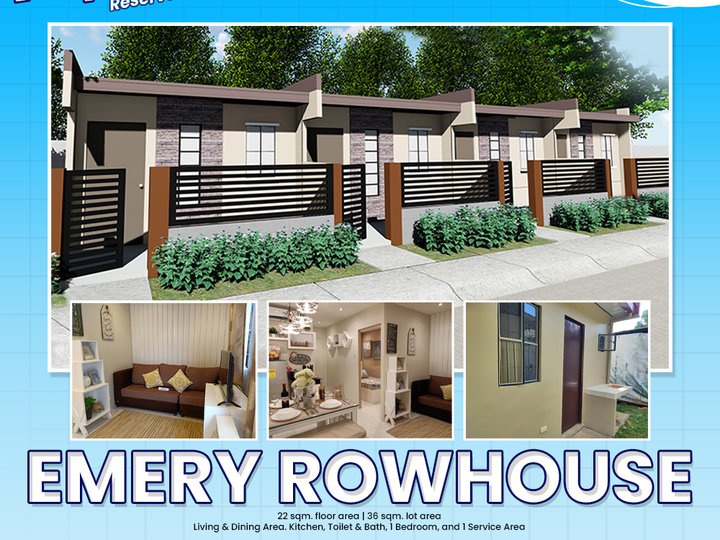 Emery Rowhouse - Thru Pagibig Financing For Sale in Subic, Zambales