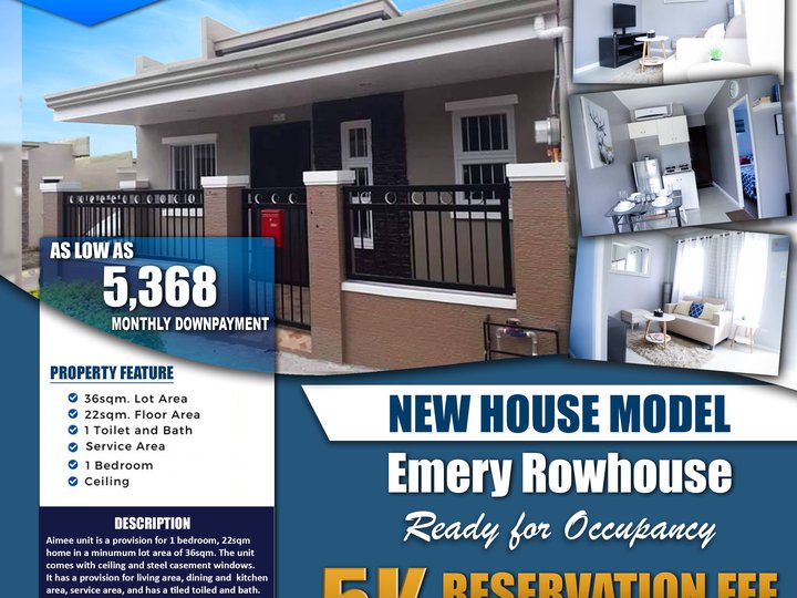 1-bedroom Rowhouse For Sale in Silay Negros Occidental