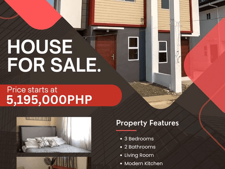 Exclusive Subdivision 2-storey Single Attached House, Ready for Occupancy in San Jose Del Monte BUL