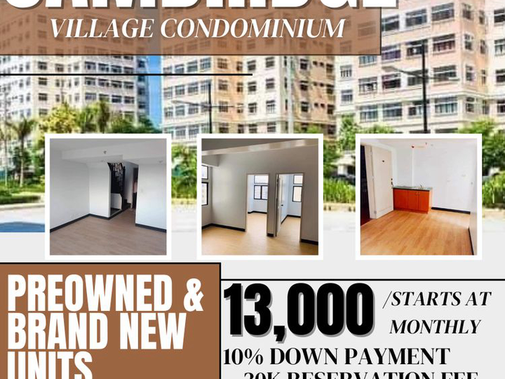 Pre-Owned 30.00 sqm Studio Residential Condo For Sale in Cainta Rizal