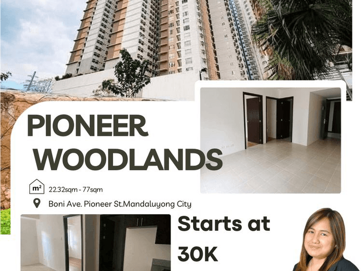 40K MONTHLY 1BR RENT TO OWN CONDO IN MANDALUYONG PIONEER WOODLANDS