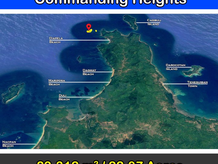 89,312 sqm  Calitan Island Commanding Heights in El Nido