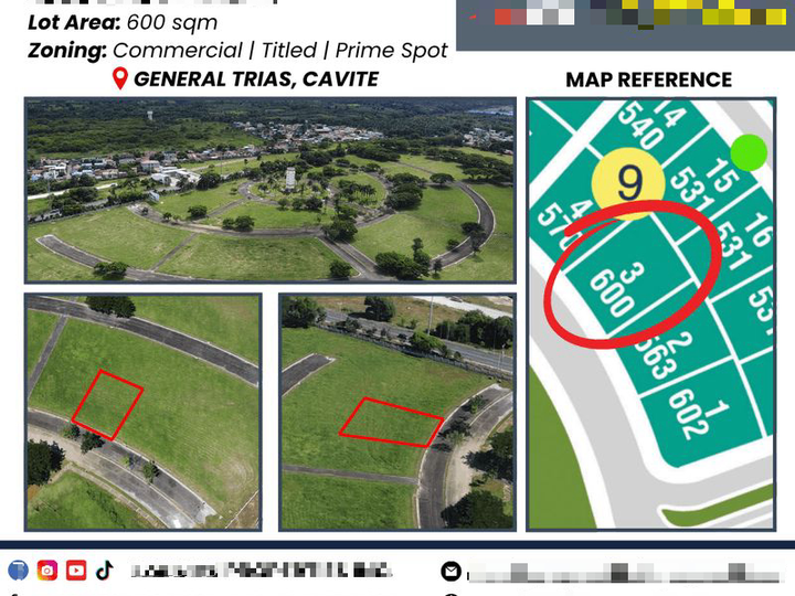 Eagle Ridge Commercial Lot for Sale in Gen Trias Cavite