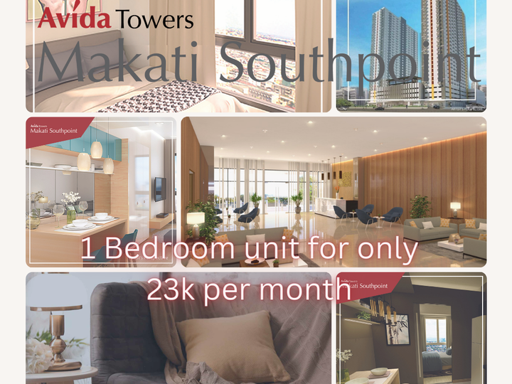1 Bedroom for sale in Makati near Don Bosco for only 23k per month