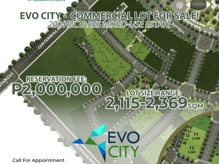 2369 SQM COMMERCIAL LOT FOR SALE IN KAWIT CAVITE BY AYALA