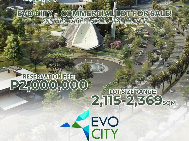 COMMERCIAL LOT FOR SALE AT EVO CITY | Kawit Cavite 2,500