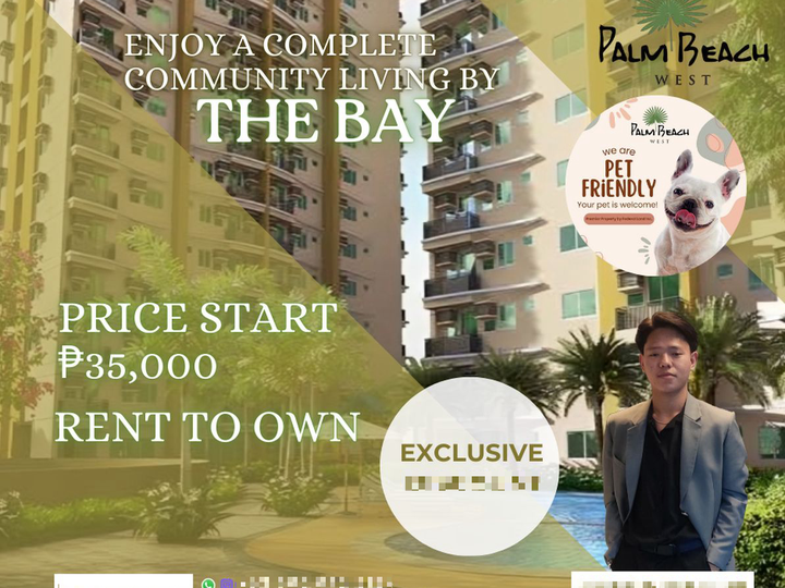 Ready For Occupancy Discounted 48.00 sqm 2-bedroom Residential Condo Rent-to-own in Pasay