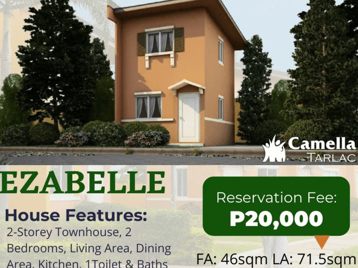 Pre Selling Ezabelle in Camella Tarlac