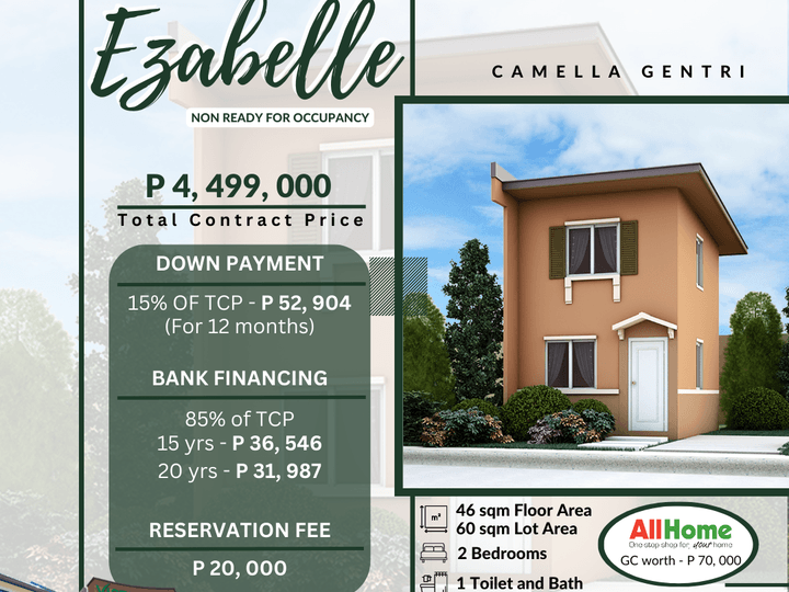 NON READY FOR OCCUPANCY IN CAVITE