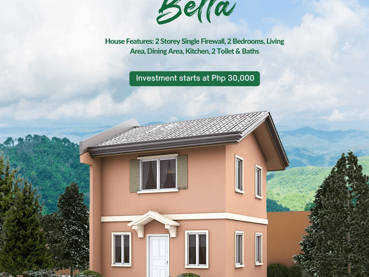 Discounted 2-bedroom Camella Home Series House For Sale thru Pag-IBIG in Bogo Cebu