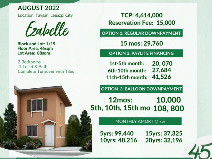 Come Home to Camella Homes Ezabelle in Legazpi, Albay!
