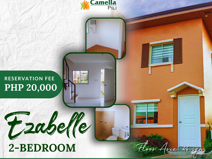 2-bedroom Duplex House and Lot For Sale in Camella Pili