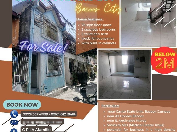 2BR House and Lot in bacoor City