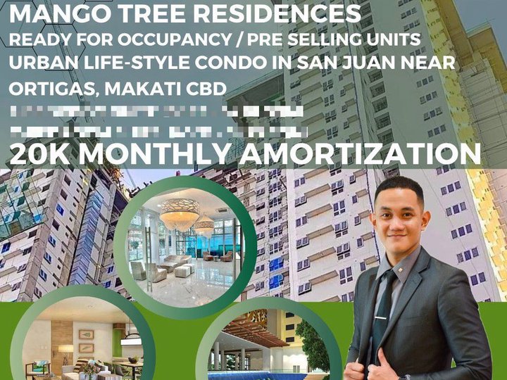 Studio residential 26.79 sqm rfo rent to own in san juan near lrt2 j.ruiz station xavior school