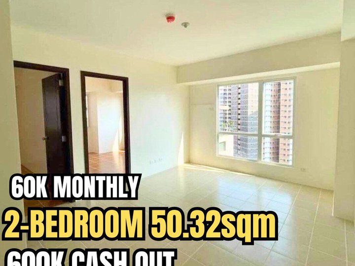 Accessible Rent to Own Condo 2-Bedroom 50.32sqm 60k Monthly near Cubao Ortigas Ayala Bgc