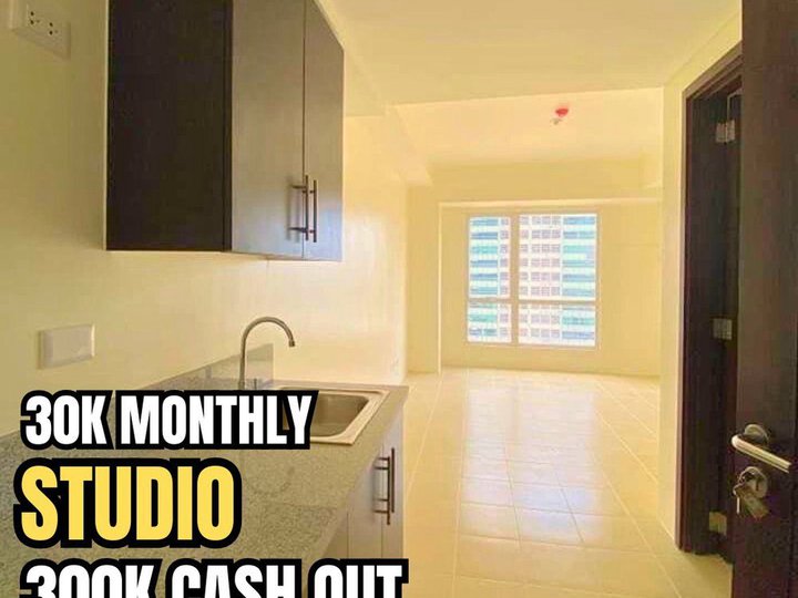 Studio 30k Monthly Condo For Sale in Pioneer Woodlands Mandaluyong Edsa