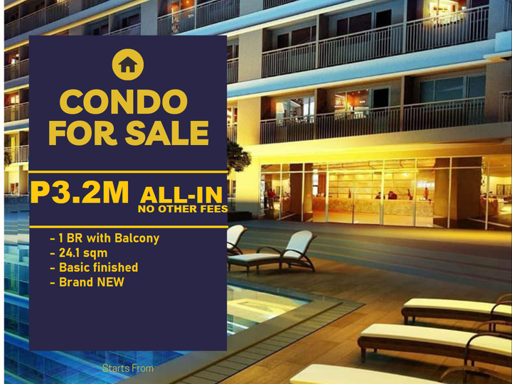 Ready For Occupancy 24.00 sqm 1-bedroom Residential Condo For Sale in Mandaluyong Fame Residences