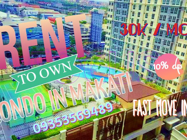 Rent To Own 2 Bedrooms Condo in Makati 30k/Mo. San Lorenzo Place
