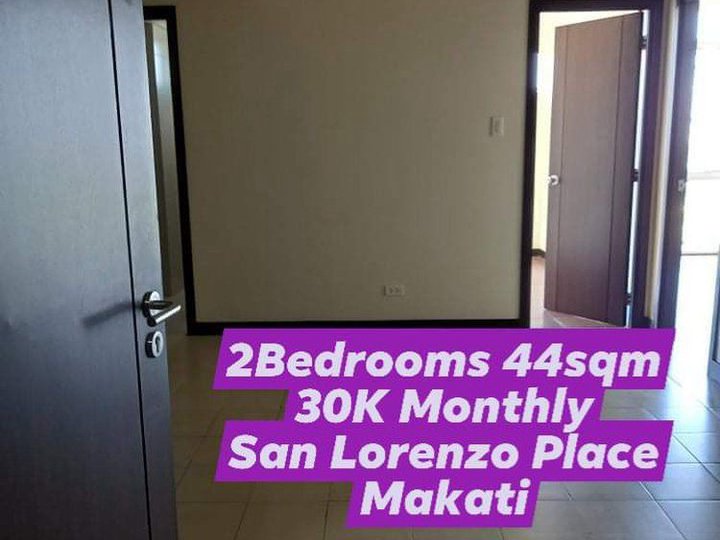 2BR 44SQM 2T&B 30K MONTHLY RENT TO OWN CONDO SAN LORENZO PLACE MAKATI