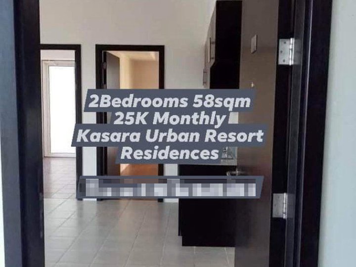 25K MONTHLY 2BR 2T&B RFO RENT TO OWN CONDO KASARA PASIG