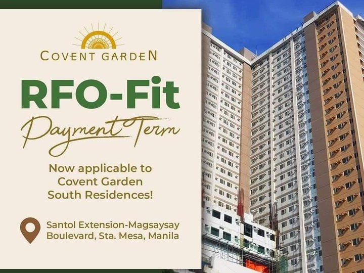 1 unit left !! 1BR WITH BALCONY RENT TO OWN CONDO near Greenhills