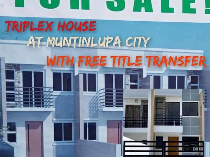 BRAND NEW TRIPLEX TOWNHOMES AT MUNTINLUPA CITY