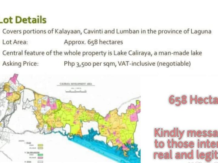 658 HECTARES LOT