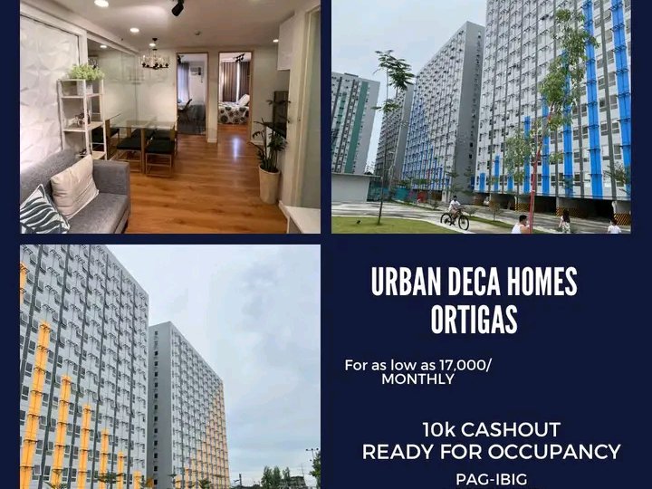 35.57 sqm 2-bedroom Condo For Sale in Ortigas Pasig Metro Manila
