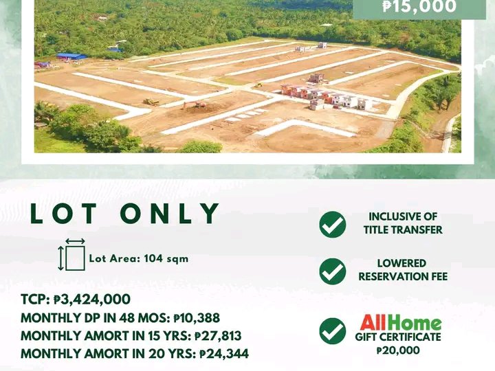 197 sqm Residential Lot for sale in Alfonso, Cavite.