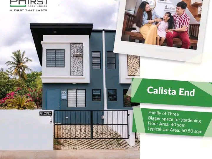 2 Bedrooms Duplex 60.5 LA Complete turnover in Batulao Tuy Batangas