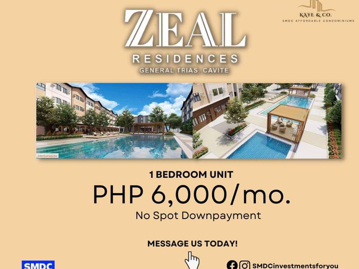 24.11 sqm 1-bedroom Condo For Sale in General Trias Cavite