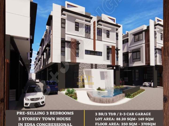 3-bedroom Townhouse For Sale in Quezon City / QC Metro Manila