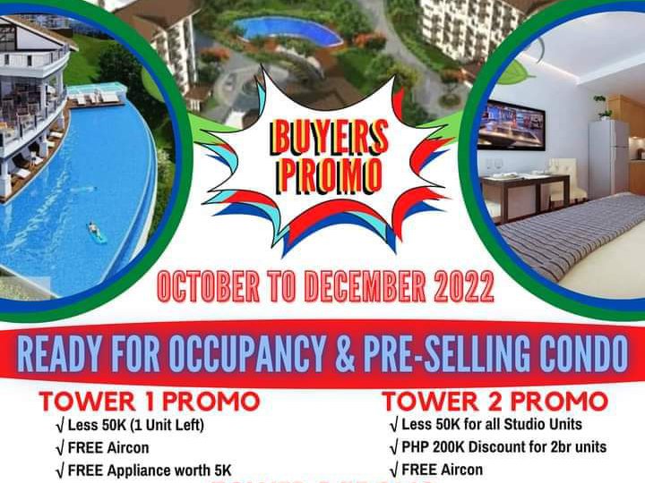 54.72 sqm 2-bedroom Condo For Sale in Talisay Cebu